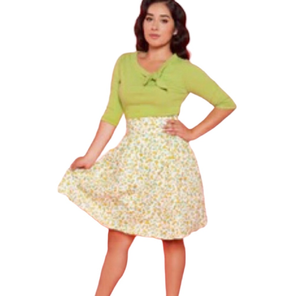 Pinup Couture Heart of Haute Leaf Skirt sz 1X - Picture 1 of 15